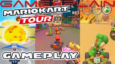 First Mario Kart Tour Gameplay! - New Tracks, Challenges, & More! - YouTube