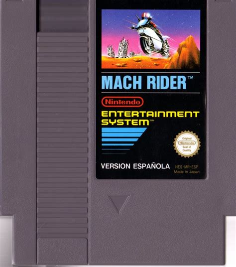 Mach Rider (1985) NES box cover art - MobyGames