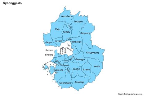 Sample Maps for Gyeonggi-do