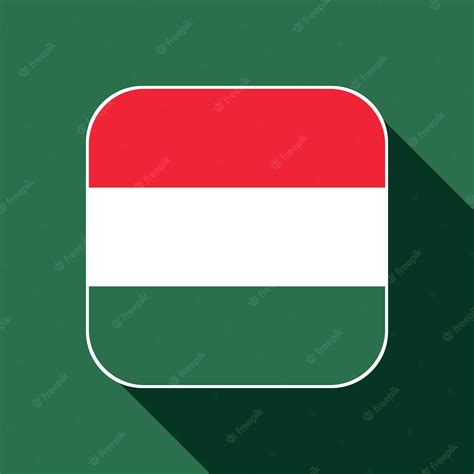 Premium Vector | Hungary flag official colors vector illustration