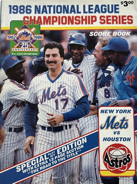 NEW YORK METS - 1986 NLCS Program (Shea Stadium Edition) - Beatle Memories