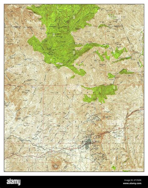 Superior, Arizona, map 1948, 1:62500, United States of America by Timeless Maps, data U.S ...