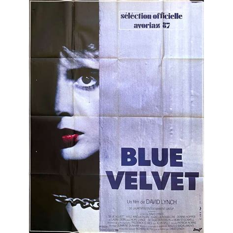 BLUE VELVET Original Movie Poster