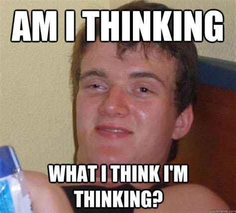 Guy Thinking Meme Template