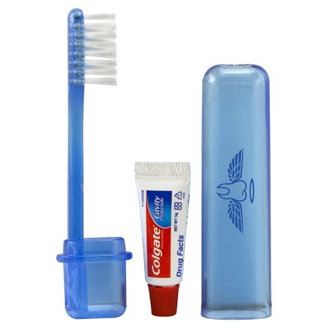 DENTALIZE: Travel Toothbrush and Colgate Toothpaste