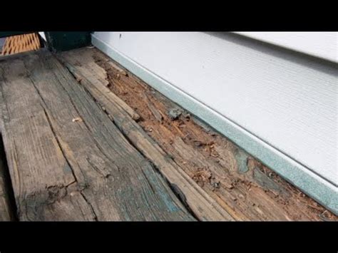 Deck Repair With Wood Filler! Live!! - YouTube