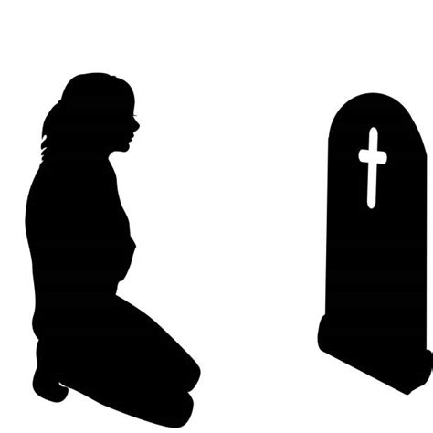 20+ Silhouette Of A Praying Knees Illustrations, Royalty-Free Vector Graphics & Clip Art - iStock