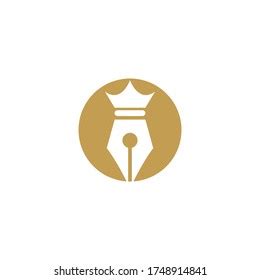 Pen Kings Logo Vector File Stock Vector (Royalty Free) 2284764935 | Shutterstock