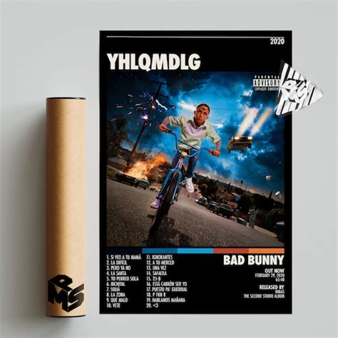 Bad Bunny Poster YHLQMDLG Poster YHLQMDLG Tracklist - Etsy