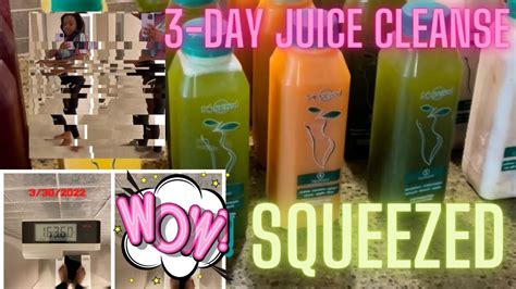 Squeezed Juice Cleanse - 3 Day Juice Cleanse - Before and After- Surprising Results- Mariyah ...