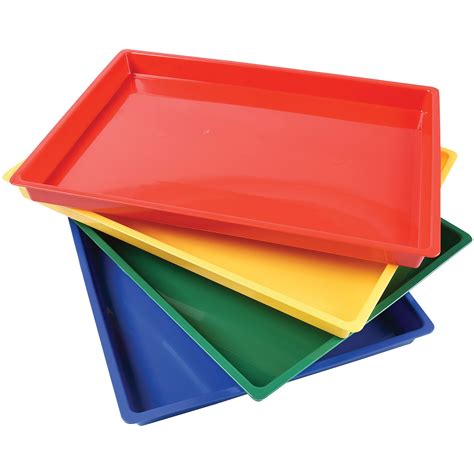 Buy Constructive Playthings Messy Trays for Paint, Water and Sand Toys, Classroom Supplies ...