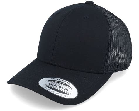 Black Trucker - Yupoong caps - Hatstoreworld.com