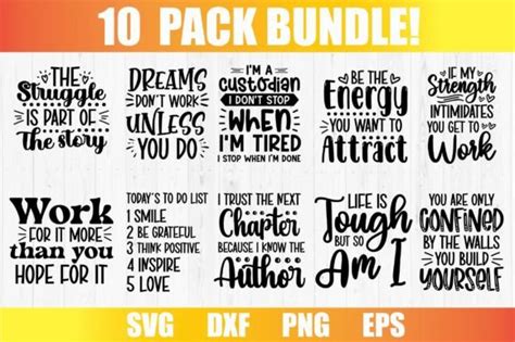 Motivational Quotes Svg Bundle Graphic by sadiqul7383 · Creative Fabrica