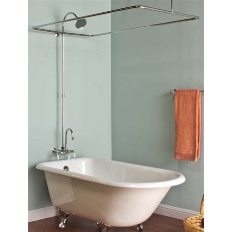 The Benefits Of Installing A Clawfoot Tub Shower Kit - Shower Ideas