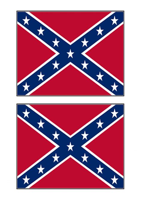 Confederate Rebel Flag Stickers