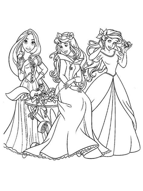 Disney princess coloring pages