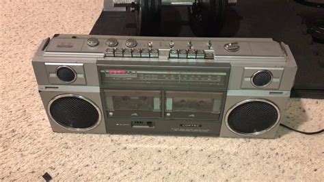 1980’s Dual Cassette Boombox - YouTube