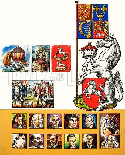 The House of Hanover (coat of arms) stock image | Look and Learn