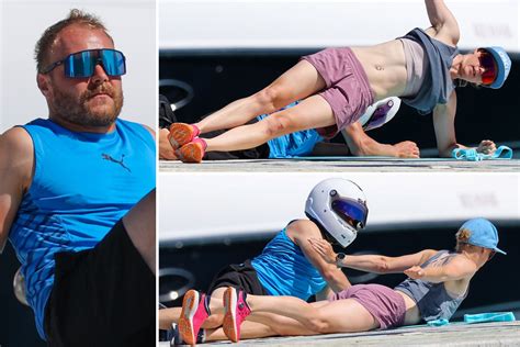 F1 star Valtteri Bottas works out with new girlfriend while wearing his ...