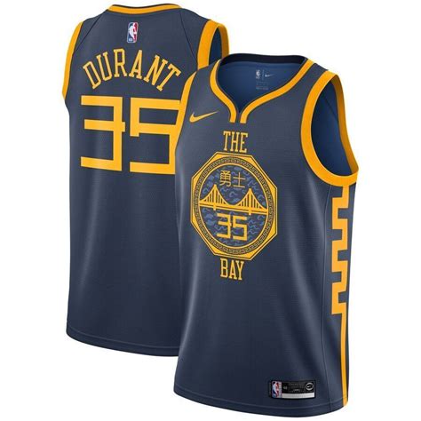 Kevin Durant Golden State Warriors City Edition Jersey Navy Easy 30 day ...