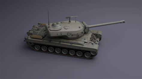 T30 Heavy tank | CGTrader