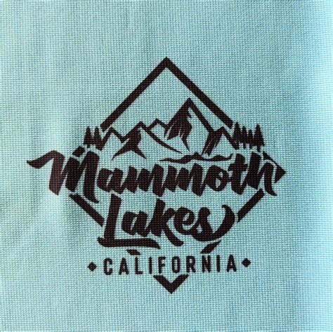 Mammoth Lakes Logo Neck Gaiter Face Mask With Stretch - Etsy