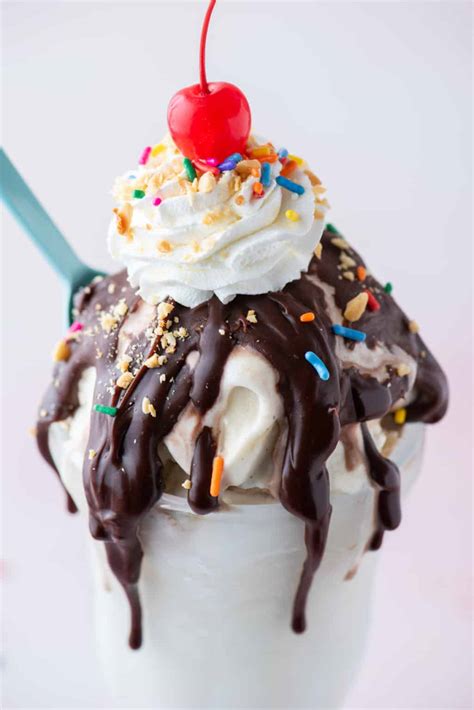 Homemade Hot Fudge Sundae - The First Year