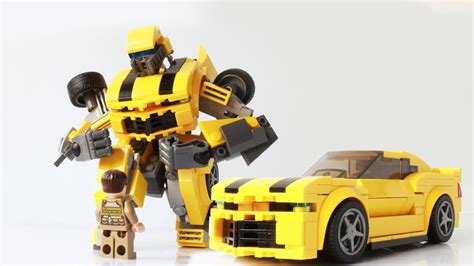 How to make a Lego Transformers Bumblebee (new Camaro version) - YouTube