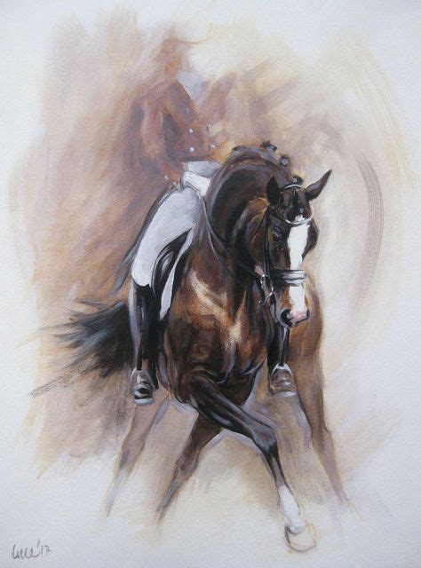 Image result for HORSE DRESSAGE WATERCOLOUR BACKGROUND | Horses, Horse artwork, Horse drawings