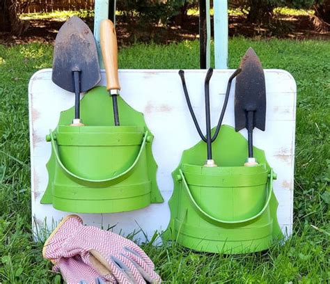 Budget-Friendly DIY Garden Tools Organizer | DIYIdeaCenter.com