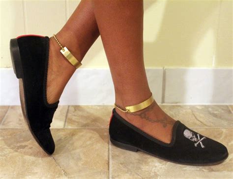 Items similar to Thin Solid Gold-Tone Ankle Cuffs PAIR on Etsy