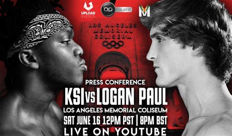 Future Boxing Opponents KSI And Logan Paul To Have Press Conference On ...