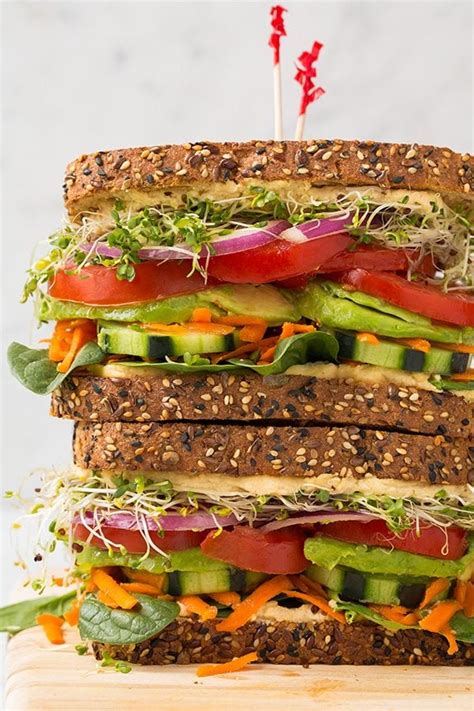 Veggie and Hummus Sandwich - Cooking Classy