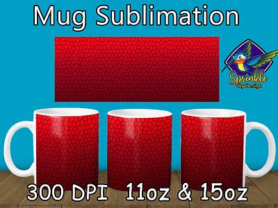 Sublimation Mug Design Template designs, themes, templates and downloadable graphic elements on ...