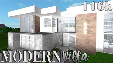 BLOXBURG || Modern villa 116k - YouTube