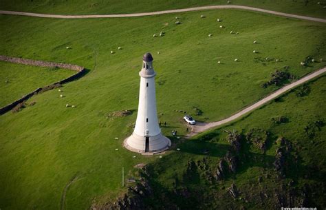 Sir John Barrow Monument Cumbria from the air | aerial photographs of Great Britain by Jonathan ...