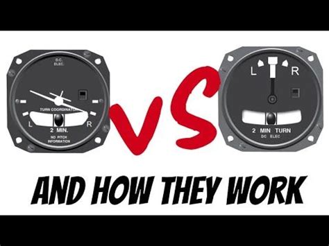 Turn Coordinator VS Turn and Slip Indicator (AND How they Work) Private Pilot Ground Lesson 30 ...