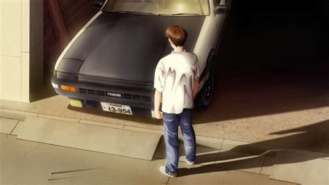 #Anime Initial D Final Stage Takumi Fujiwara Toyota AE86 Toyota Trueno #1080P #wallpaper # ...