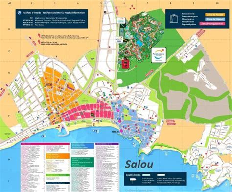 Mapas Salou 2024: Todos los mapas de interés