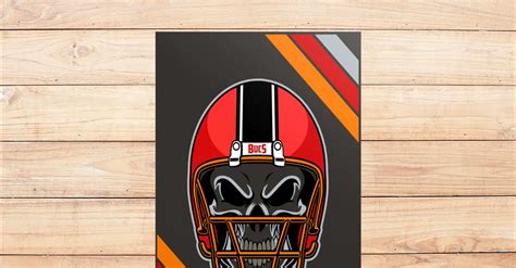 Bucs Skull poster - Viralstyle