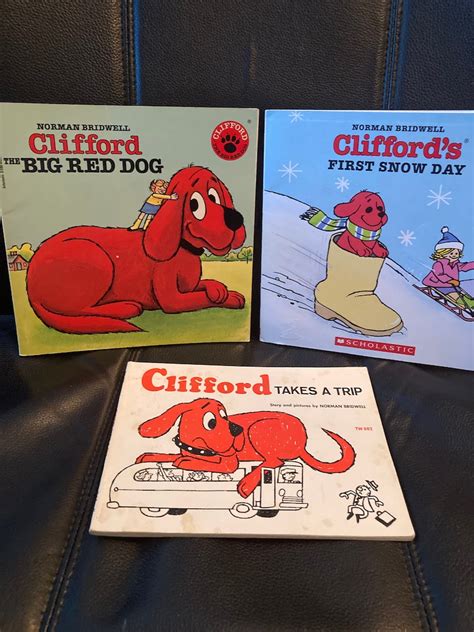 Clifford the Big Red Dog Classic Books that Never Grow Old | Etsy