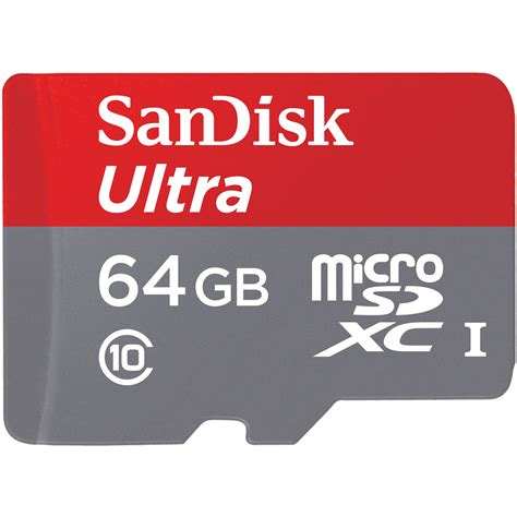 SanDisk 64GB Ultra UHS-I microSDXC Memory Card