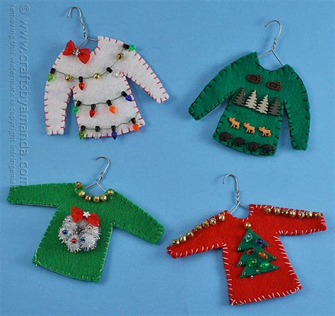 Ugly Sweater Ornaments