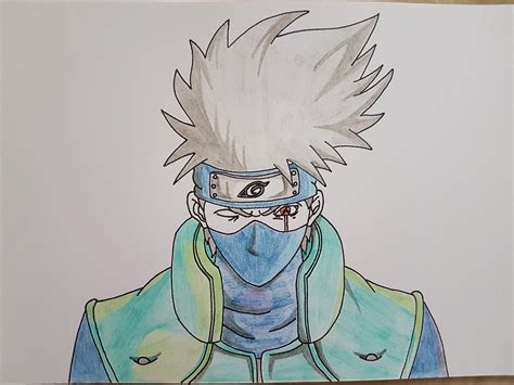 Kakashi Sketching Kakashi Drawings Of Naruto Drawing Easy | Images and ...