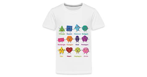 Shapes having fun! - Kids Premium T-Shirt | ABCkidTV Store