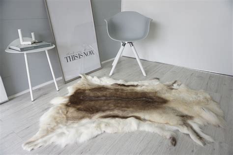 Genuine Super Soft - Extra Large Scandinavian Reindeer Skin Rug eRE 1 - MILABERT