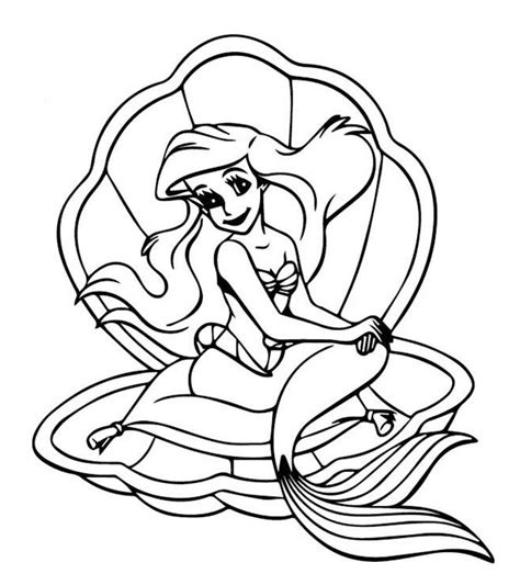 Top 25 Free Printable Little Mermaid Coloring Pages Online