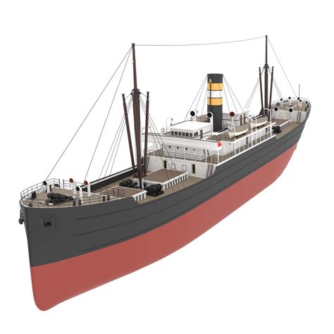 3D Steam Ship Model - TurboSquid 1724870