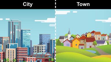 Difference Between a City and a Town: Defining Places