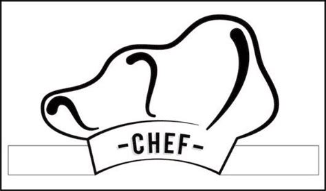 chef hat coloring sheet | Chefs hat, Chef hats for kids, Coloring pages